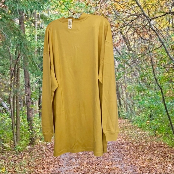 NWT Vintage Outdoor Urban Terrain 100%’Cotton Henley Long Sleeve Shirt Men’s XL - Picture 2 of 3